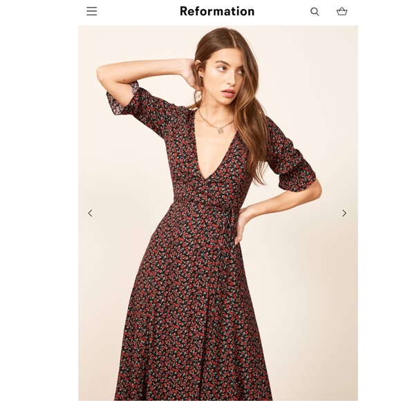 NWT Reformation Judith dress. M - Picture 6 of 8